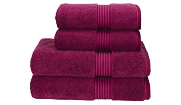 pile of pink fluffy towels