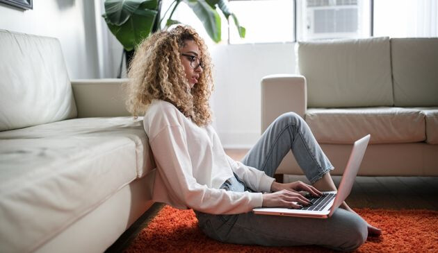Woman on laptop