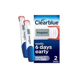 Clearblue Digital Ultra Early Pregnancy Test stock image