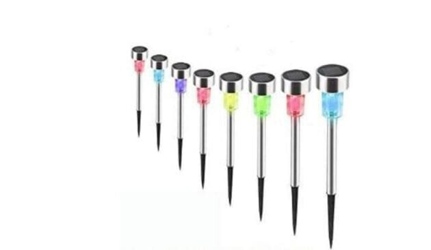 Colour changing solar lights
