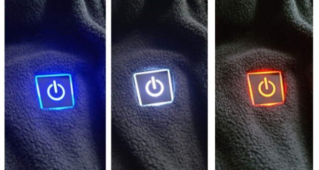 Conqueco Heated Vest lights