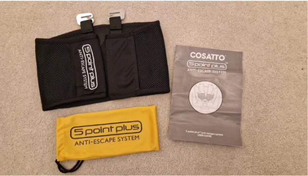 Cosatto car seat anti-escape system