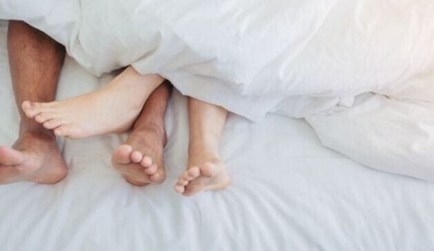Couple in bed