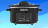 Crockpot Lift and Serve Digital Slow Cooker with Hinged Lid and Programmable Countdown Timer