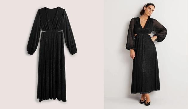 Cut-out Maxi Party Dress