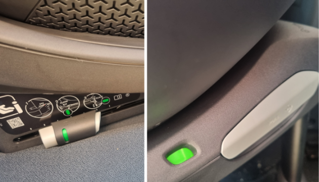 Cybex Sirona Gi i-Size installation indicators