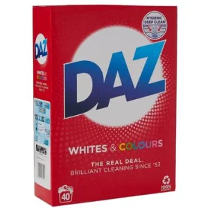 A picture of the Daz Whites and Colours washing powder.