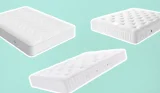 A collage of mattresses from Dreams, Hypnos, Fogarty