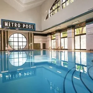 Disney Hotel New York - The Art of Marvel pool