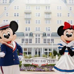 Disney Newport Bay Club Mickey and Minnie Mouse