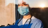 Doctor wearing a face mask