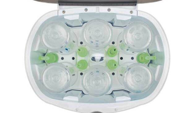 dr brown's deluxe steriliser interior