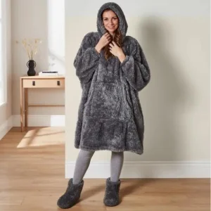 Teddy Oversized Blanket Hoodie