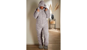Teddy Bear Feather Soft Marl Onesie