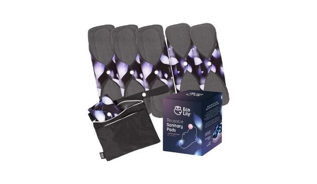 Eco Lily Reusable Sanitary Pads six pack
