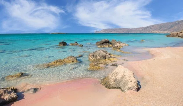 Elafonisi beach in Crete