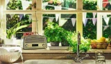 DAB radio on a windowsill