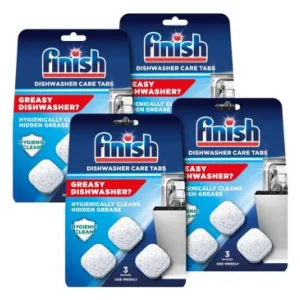 Finish In-Wash Dishwasher Machine Cleaner Tablets