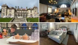 A variety of indoor and outdoor shots of Fowey Hall in Cornwall