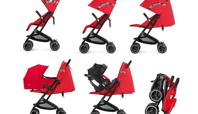 qbit pushchair folds