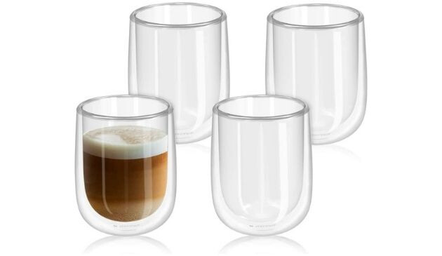 Glass mugs