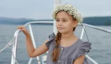 Girl on boat