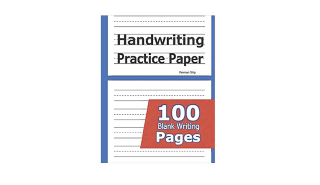 Handwriting practice paper
