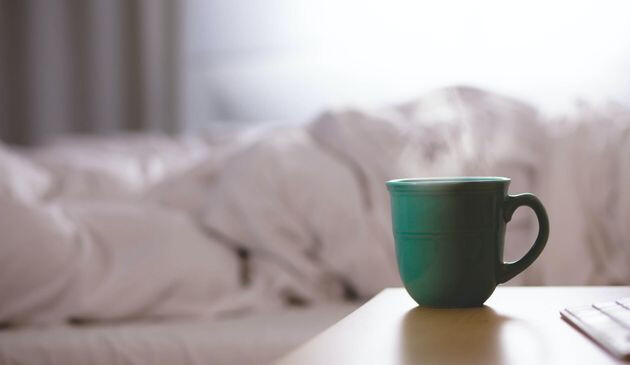 Hot drink on the side