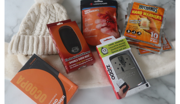Selection of the hand warmers our tester Lucy tried out