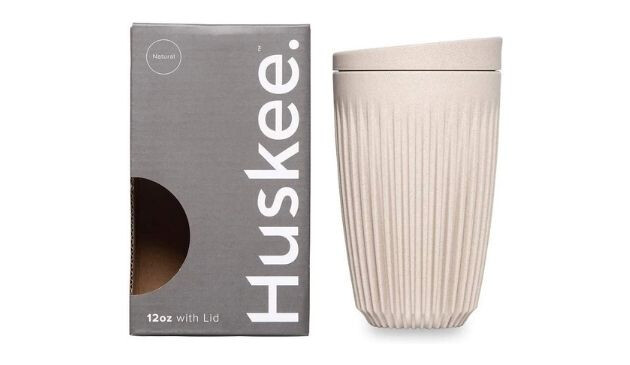 Huskee reusable coffee cup