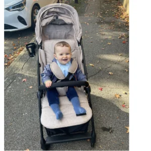 baby in ickle bubba aries autofold stroller