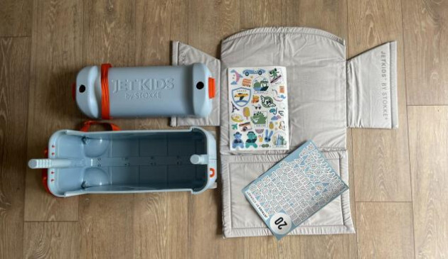 The JetKids Bedbox by Stokke ride on case what's in the box