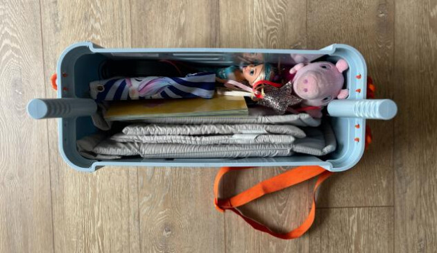 What to pack in a JetKids BedBox by Stokke ride on suitcase