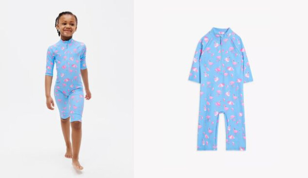 Kids' Fun Flamingo Sunpro Swimsuit
