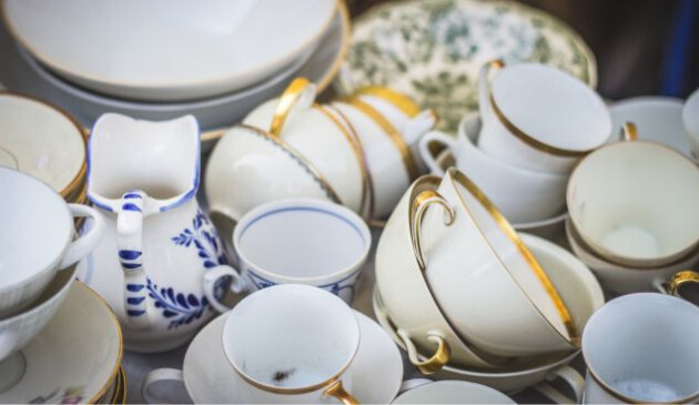 Stack of mugs