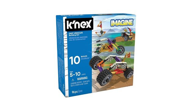 K'Nex Imagine Beginner Fun Fast Vehicles Building Set