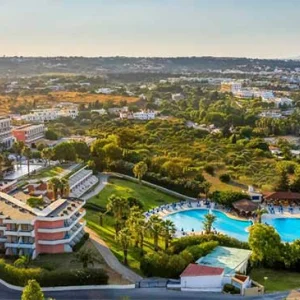 Aerial view of Kresten Palace Hotel in Rhodes