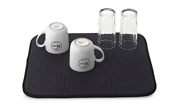 Diamond dish drying rack