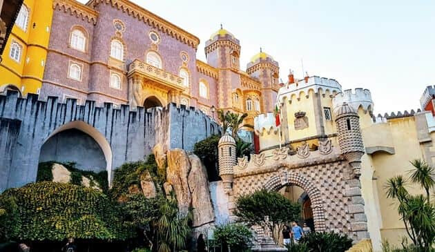 colourful caste of Pena in Sintra