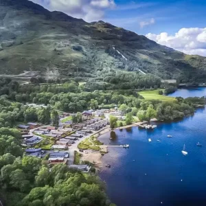 Loch Lomond Holiday Park lake view