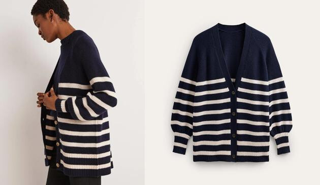 Long Cashmere Cardigan