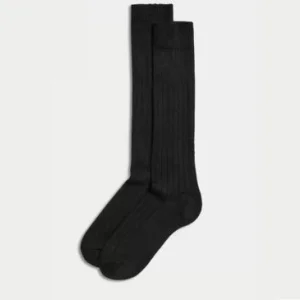 M&S Collection 2-Pack Thermal Knee-High Socks