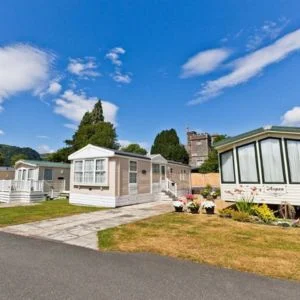 Maenan Abbey caravans