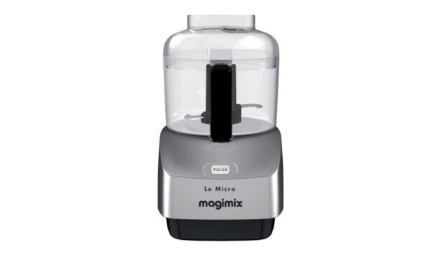Magimix 18115 Le Micro Mini Chopper in silver and black