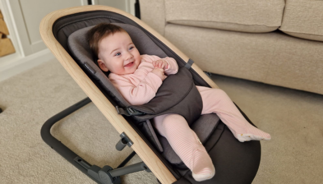 Baby sat in Maxi-Cosi Kori Rocker