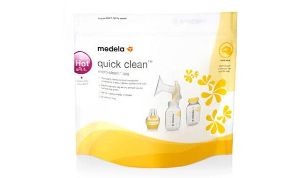 medela quick clean micro steam bags packaging