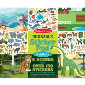 Melissa & Doug Reusable Sticker Pad Habitats