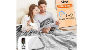 Mia&Coco Heated Throw Large