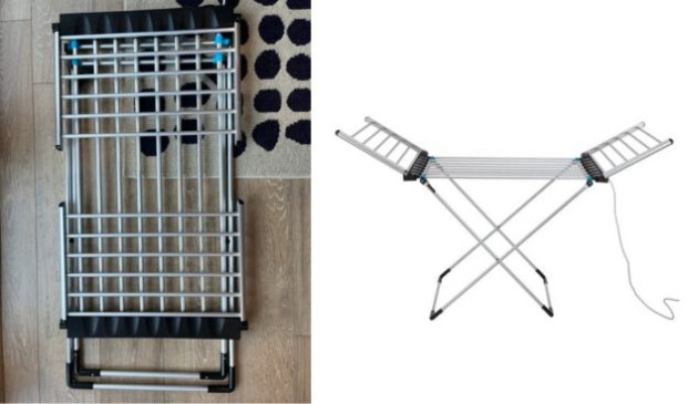 Minky 12m Heated Airer folded