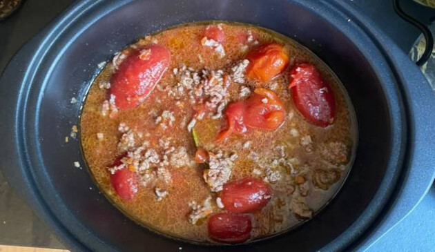 Bolognese in Morphy Richards slow cooker